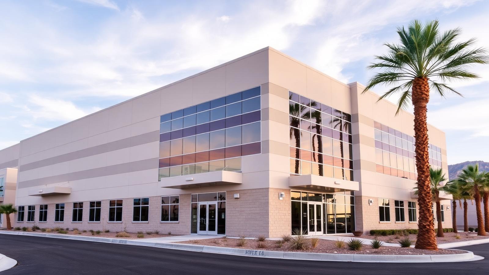 LeafVenturesLV facility exterior in Las Vegas